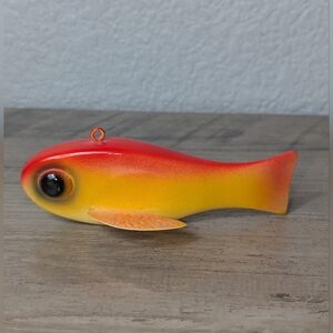 Vintage Metal Fish Ornament Fishing Lure Style Nautical Cabin Decor